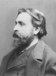 Portrét Félixe Grase (černobílá fotografie)